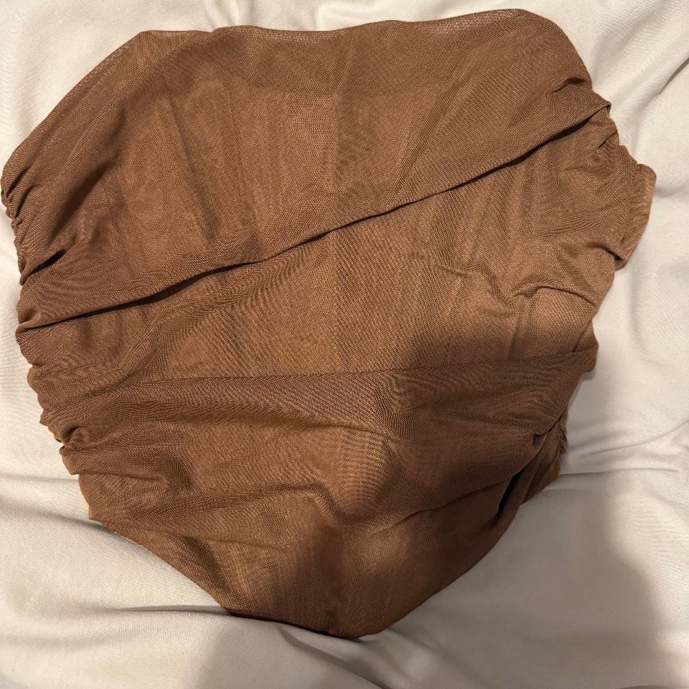 Brown corset
